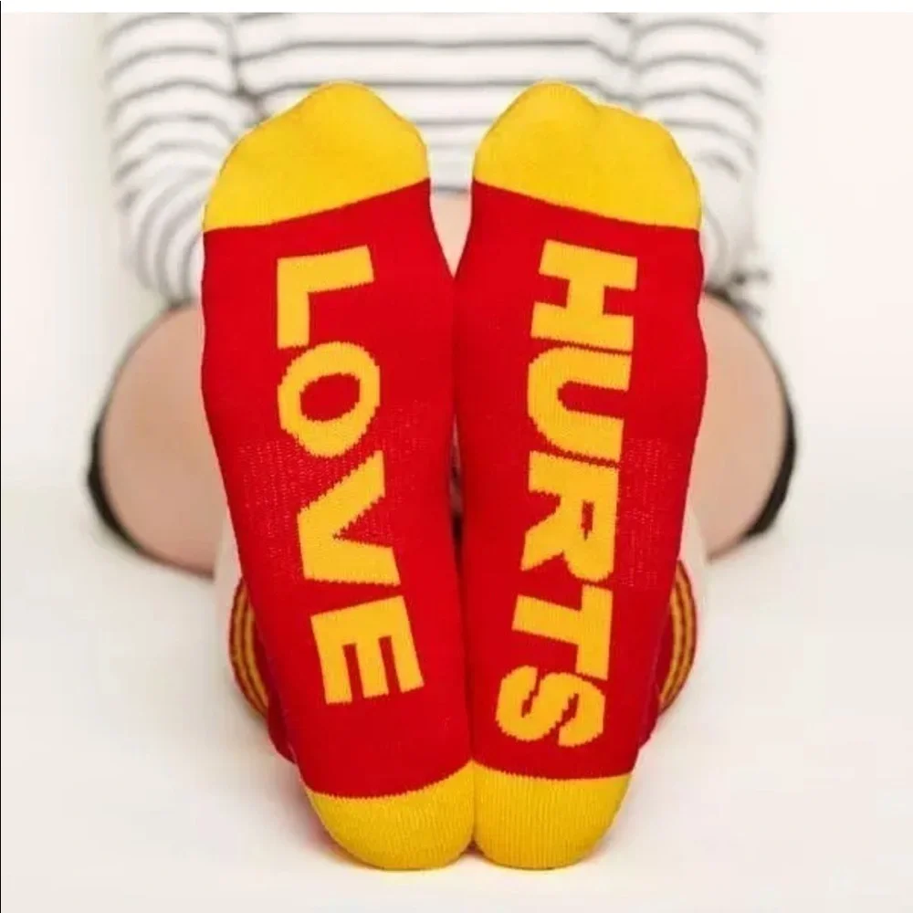2 Pair of Arthur George love Half Crew Socks